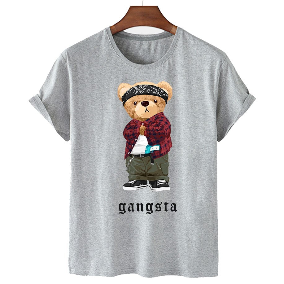 Eco-Friendly Gangsta Bear T-shirt