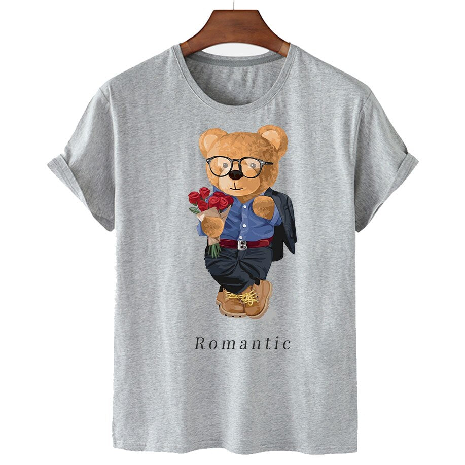 Eco-Friendly Romantic Bear T-shirt