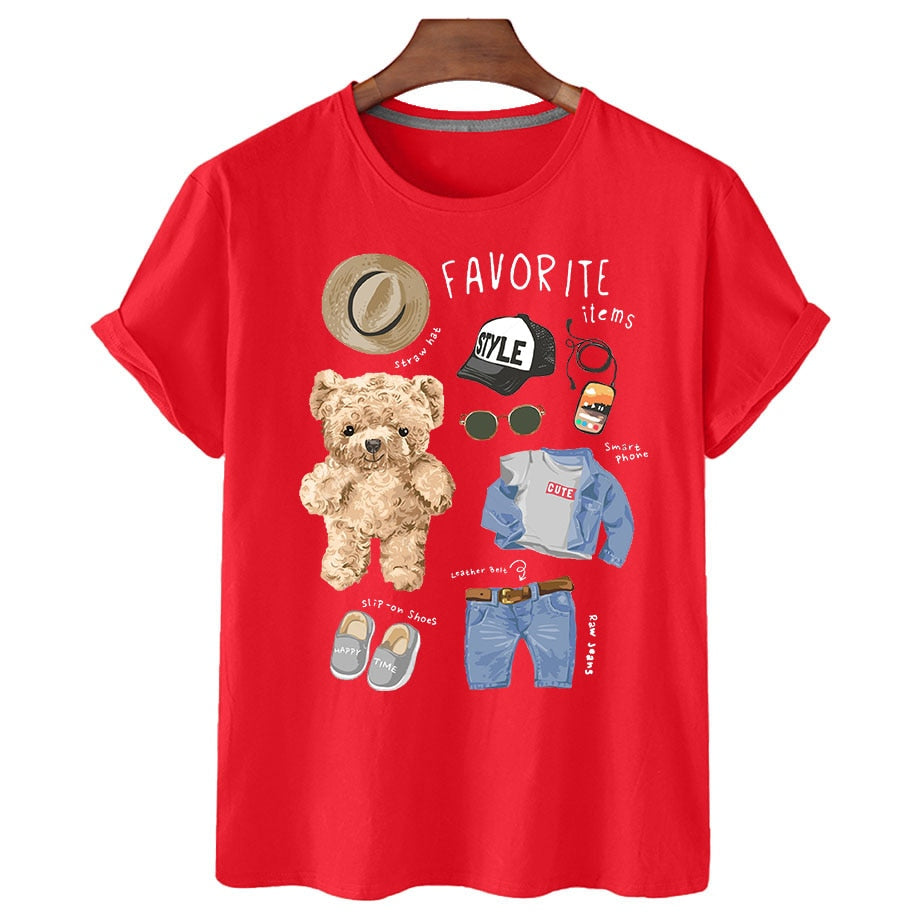 Eco-Friendly Favorite Items Bear T-shirt