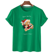 Eco-Friendly Santa Clause Bear T-shirt