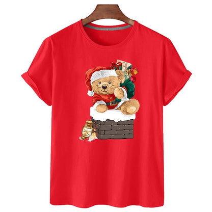 Eco-Friendly Santa Bear T-shirt