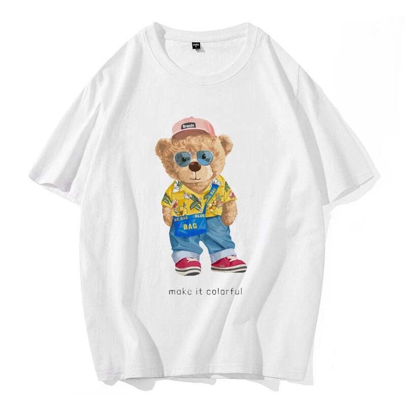 Eco-Friendly Summer Bear T-shirt
