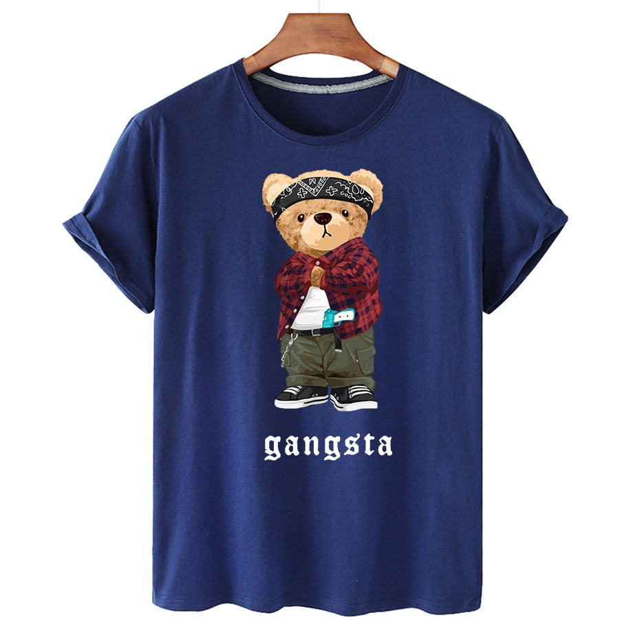 Eco-Friendly Gangsta Bear T-shirt