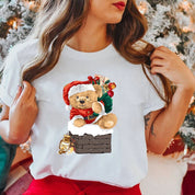 Eco-Friendly Santa Bear T-shirt