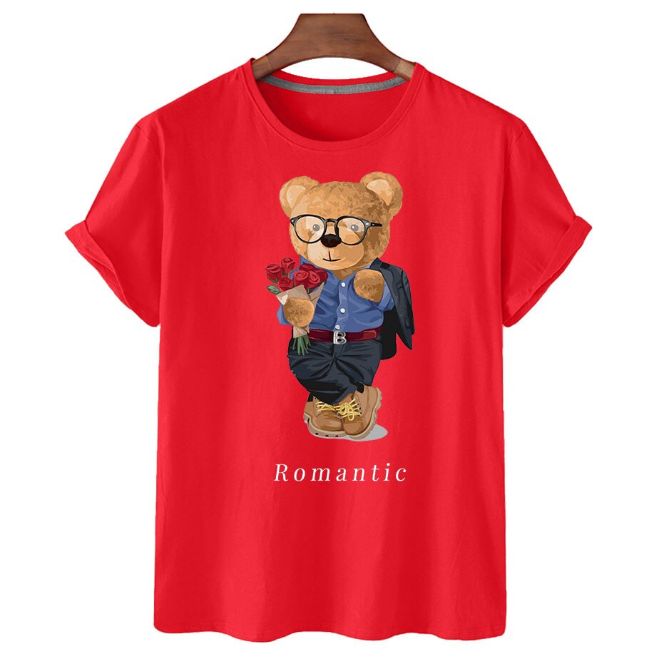 Eco-Friendly Romantic Bear T-shirt