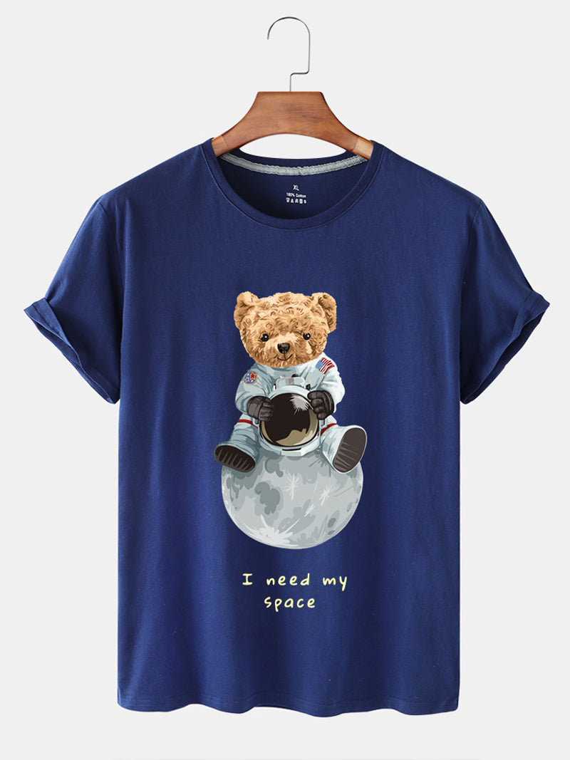 Eco-Friendly Astronaut Bear T-shirt