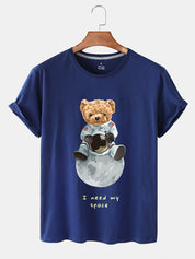 Eco-Friendly Astronaut Bear T-shirt