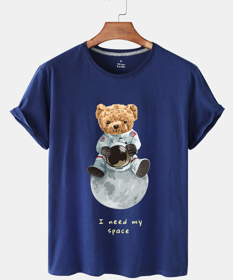 Eco-Friendly Astronaut Bear T-shirt