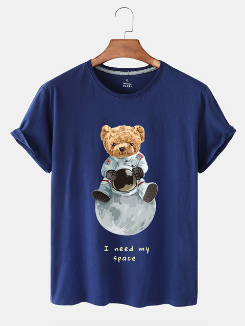 Eco-Friendly Astronaut Bear T-shirt
