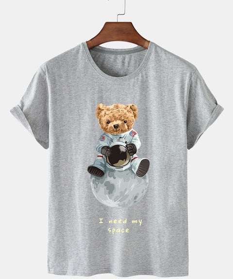 Eco-Friendly Astronaut Bear T-shirt