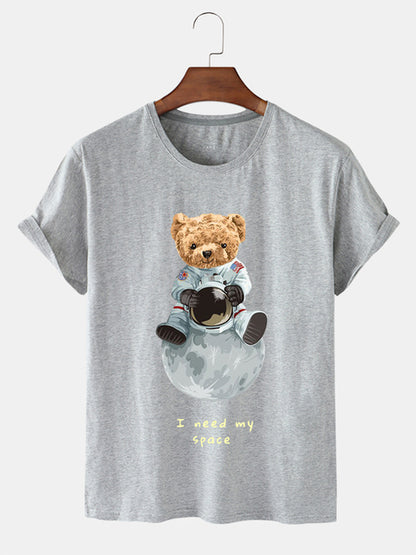 Eco-Friendly Astronaut Bear T-shirt
