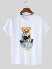 Eco-Friendly Astronaut Bear T-shirt