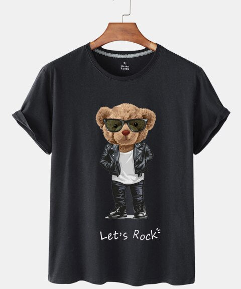 Eco-Friendly Lets Rock Bear T-shirt