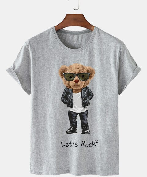 Eco-Friendly Lets Rock Bear T-shirt