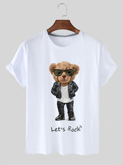 Eco-Friendly Lets Rock Bear T-shirt