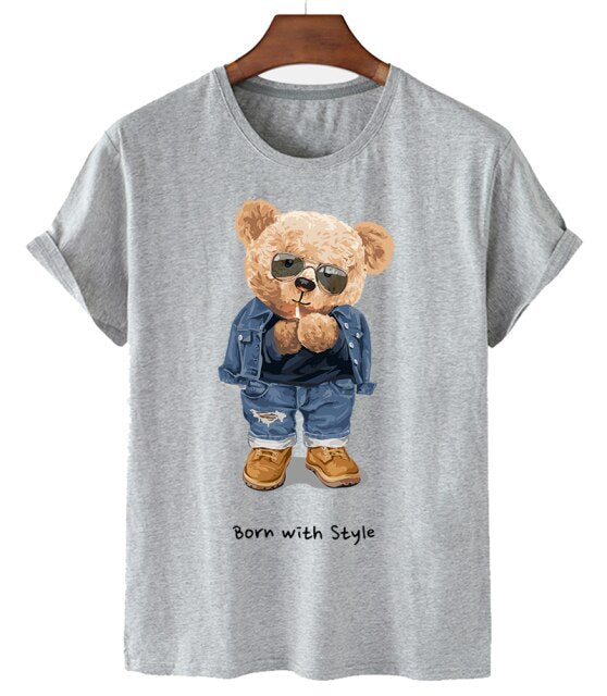 Eco-Friendly Born with Style Bear T-shirt