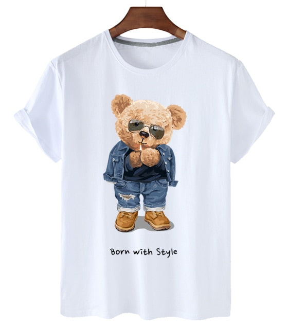 Eco-Friendly Born with Style Bear T-shirt