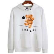 Eco-Friendly Take Risk Bear Hoodie