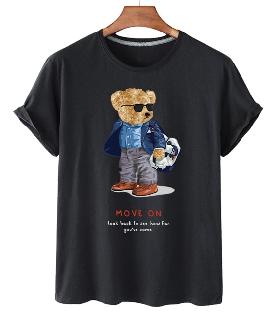Eco-Friendly Move On Bear T-shirt