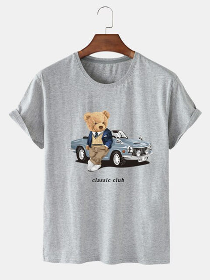 Eco-Friendly Car Bear T-shirt