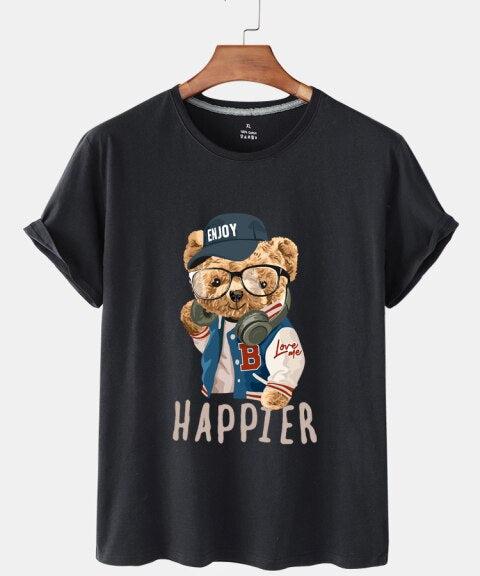 Eco-Friendly Happy Bear T-shirt