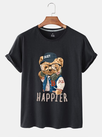 Eco-Friendly Happy Bear T-shirt