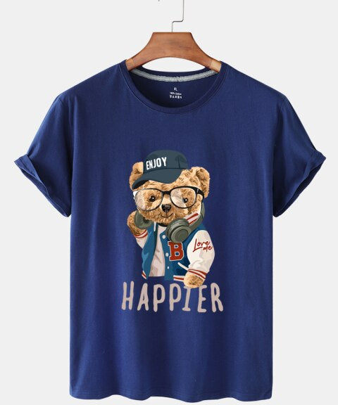 Eco-Friendly Happy Bear T-shirt