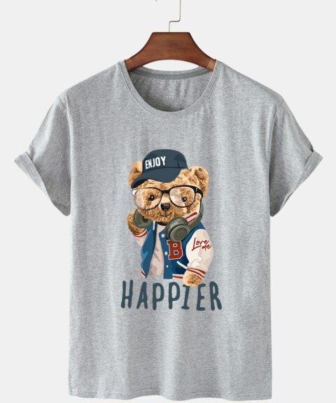 Eco-Friendly Happy Bear T-shirt