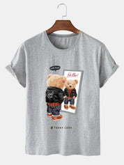 Eco-Friendly Cool Style Bear T-shirt