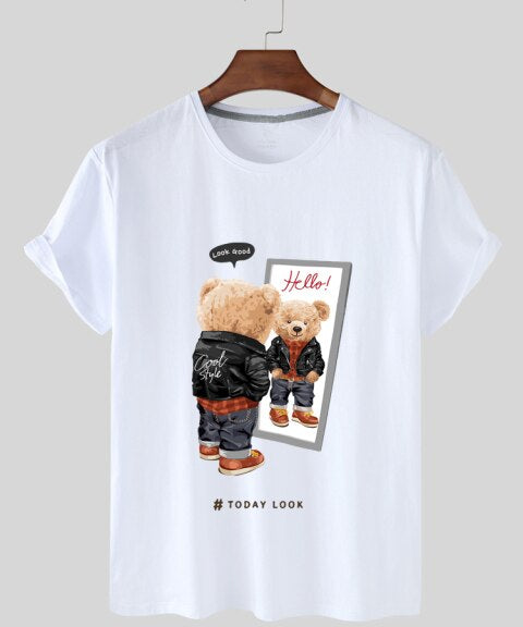 Eco-Friendly Cool Style Bear T-shirt