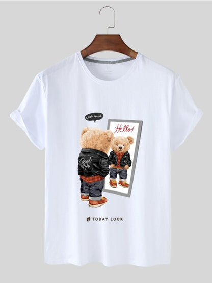 Eco-Friendly Cool Style Bear T-shirt