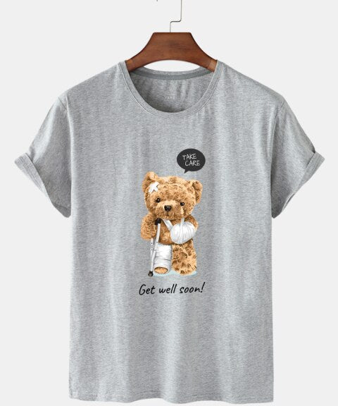 Eco-Friendly Get Well Soon Bear T-shirt