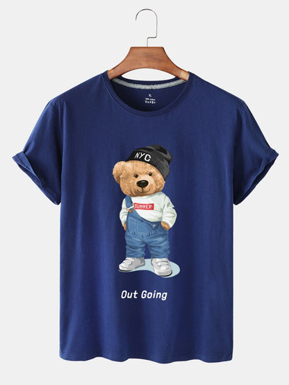 Eco-Friendly Out Going Bear T-shirt