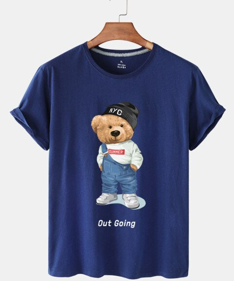 Eco-Friendly Out Going Bear T-shirt