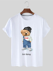 Eco-Friendly Out Going Bear T-shirt