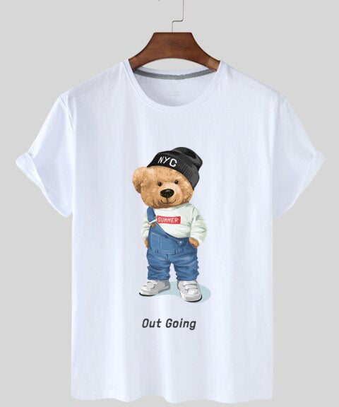 Eco-Friendly Out Going Bear T-shirt