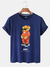 Eco-Friendly Cool Prisoner Bear T-shirt