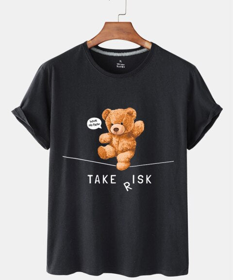 Eco-Friendly Take Risk Bear T-shirt