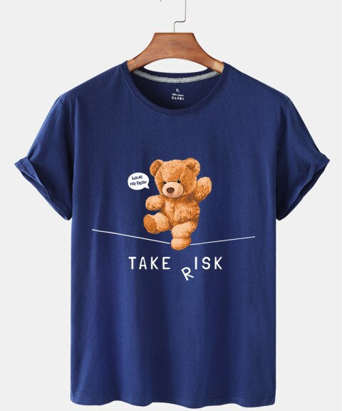 Eco-Friendly Take Risk Bear T-shirt