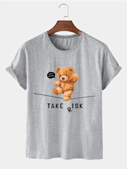 Eco-Friendly Take Risk Bear T-shirt