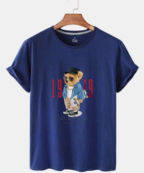 Eco-Friendly LA Skate Bear T-shirt
