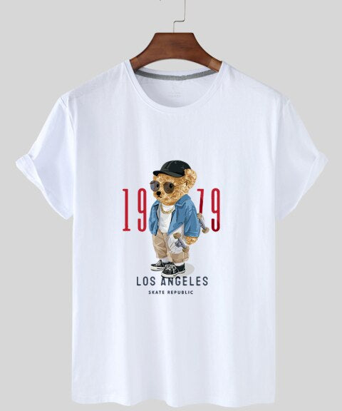 Eco-Friendly LA Skate Bear T-shirt