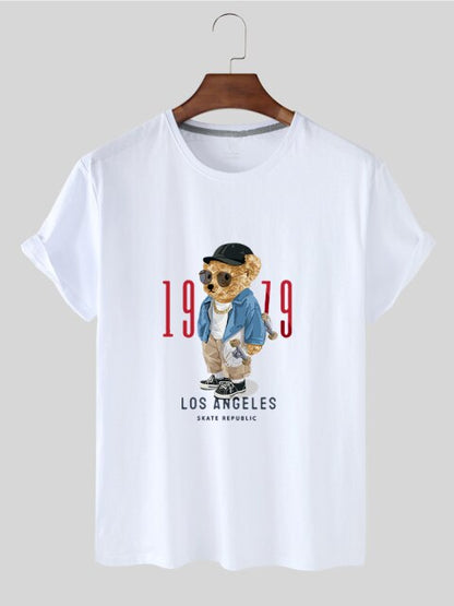 Eco-Friendly LA Skate Bear T-shirt