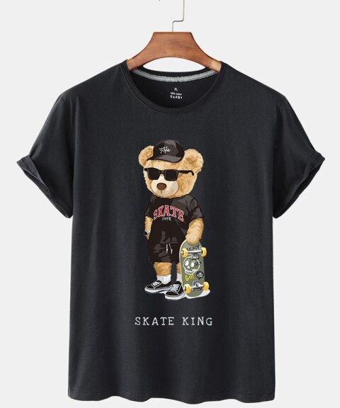 Eco-Friendly Skate King Bear T-shirt