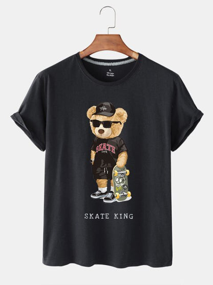 Eco-Friendly Skate King Bear T-shirt