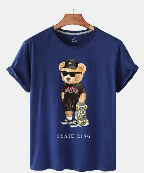 Eco-Friendly Skate King Bear T-shirt