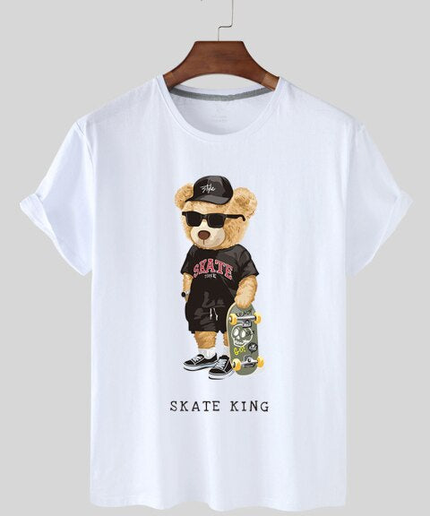 Eco-Friendly Skate King Bear T-shirt