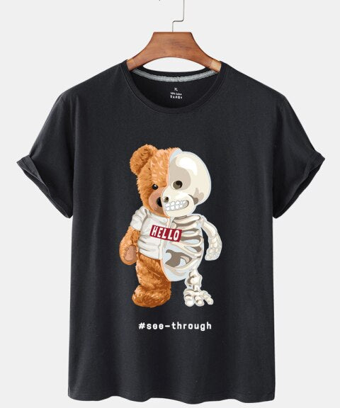 Eco-Friendly See Through Bear T-shirt