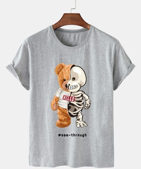 Eco-Friendly See Through Bear T-shirt