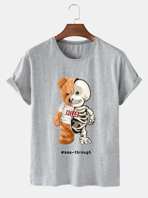 Eco-Friendly See Through Bear T-shirt